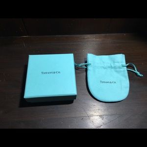 Tiffany & co gift box and dust bag